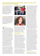 What is driving university teachers’ flexible integration of information and communication technologies?