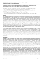 The potential of greenhouse sinks to underwrite improved land management: A case study from Western Australia