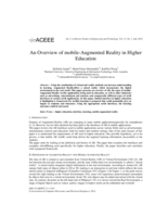 An overview of mobile-augmented reality in higher education