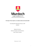 The impact of burn injuries on circadian rhythm and mental health