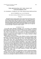 The meiofauna off the coast of Northumberland. II. Seasonal stability of the nematode population