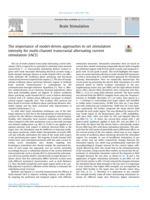 The importance of model-driven approaches to set stimulation intensity for multi-channel transcranial alternating current stimulation (tACS)