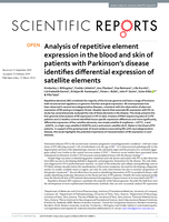 Analysis of repetitive element expression in the blood and skin of patients with Parkinson’s disease identifies differential expression of satellite elements