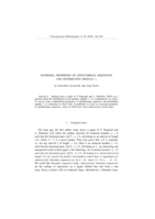 Extremal properties of (epi)Sturmian sequences and distribution modulo 1