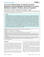 Use of the Robust Design to estimate seasonal abundance and demographic parameters of a coastal bottlenose dolphin (Tursiops aduncus) population