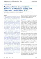 Australian Group on Antimicrobial Resistance Enterococcus Surveillance Programme annual report, 2010