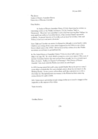 Letter to the editor