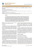 Bio-electrochemical sensor for fast analysis of assimilable organic carbon in seawater