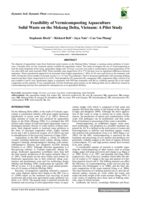 Feasibility of vermicomposting of aquaculture solid waste on the Mekong Delta, Vietnam: A pilot study