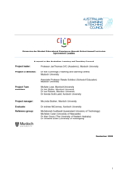 Enhancing the student educational experience through school-based curriculum improvement leaders