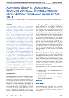 Australian Group on Antimicrobial Resistance Australian Enterobacteriaceae Sepsis Outcome Programme annual report, 2014