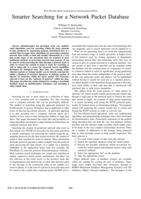 Smarter searching for a network packet database