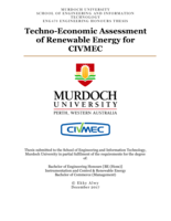 Techno-Economic Assessment of Renewable Energy for CIVMEC