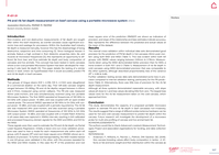 P8 and rib fat depth measurement on beef carcase using a portable microwave system