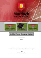 Mobile phone charging station