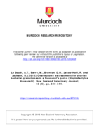 Ovariectomy as treatment for ovarian bacterial granulomas in a Duvaucel's gecko (Hoplodactylus duvaucelii)