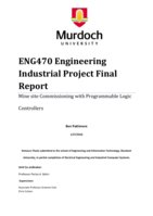 Mine site commissioning with programmable logic controllers