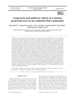 Long-term and spillover effects of a marine protected area on an exploited fish community