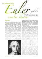 Euler and his contribution to Number Theory