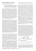 Efficient scheduling for PLC networks