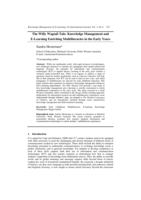 The willy wagtail tale: Knowledge management and e-learning enriching multiliteracies in the early years