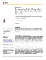The journey from traffic offender to severe road trauma victim: Destiny or preventive opportunity?