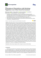 Association of phytophthora with declining vegetation in an urban forest environment