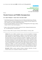 Parasite zoonoses and wildlife: emerging issues