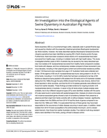 An investigation into the etiological agents of swine dysentery in Australian pig herds