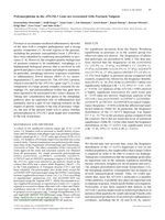Polymorphisms in the ATG16L1 Gene are associated with psoriasis vulgaris