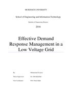 Effective demand response management in a low voltage grid
