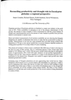 Reconciling productivity and drought risk in Eucalyptus globulus: a regional perspective