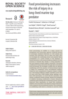 Food provisioning increases the risk of injury in a long-lived marine top predator