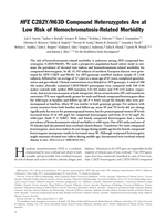 HFEC282Y/H63D compound heterozygotes are at low risk of hemochromatosis-related morbidity