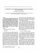 An offensive containment strategy based on Malware's attack patterns