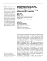Biological characteristics and mortality of western butterfish (Pentapodus vitta), an abundant bycatch species of prawn trawling and recreational fishing in a large subtropical embayment