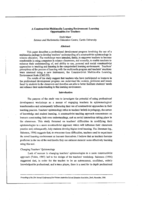 A constructivist multimedia learning environment: Learning opportunities for teachers