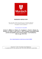 Probiotics and antimicrobial protein and peptide levels in preterm infants