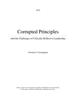 Corrupted Principles and the Challenges of Critically Reflective Leadership