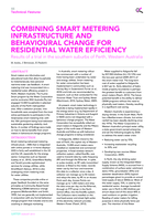 Combining smart metering infrastructure and behavioural change for residential water efficiency