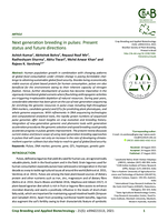 Next generation breeding in pulses: Present status and future directions