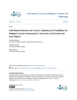 Faith-Based activities and tourism: Exploiting the possibilities for religious tourism development in Anaocha local government area, Nigeria