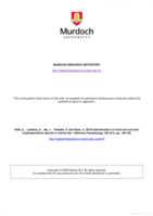 Identification of novel and zoonotic Cryptosporidium species in marine fish