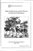 Nature reserves of the shires of York and Northam : summary of public submissions, May 1987