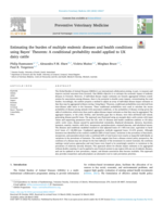 Estimating the burden of multiple endemic diseases and health conditions using Bayes’ Theorem: A conditional probability model applied to UK dairy cattle