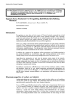 Gypsum as an ameliorant for revegetating salt-affected ore refining residues