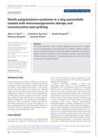 Sterile pyogranuloma syndrome in a dog successfully treated with immunosuppressive therapy and reconstructive seed grafting