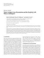 Tumor antigen cross-presentation and the dendritic cell: Where it all begins?