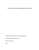 Minority carrier lifetime mapping of solar cells