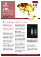 Gene targeting for better flea control